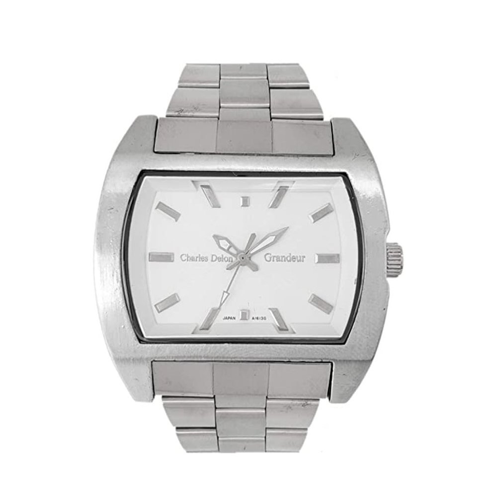 Charles Delon Casual Style Silver Watch